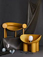 Sam Son Chair | 坚固又柔软，精致又可爱 : 德国设计师 Konstantin Grcic 设计了一款很 Q 很呆萌的椅子