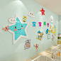 幼儿园儿童3d立体装饰墙面简约创意卡通励志学习标语防水自粘墙贴