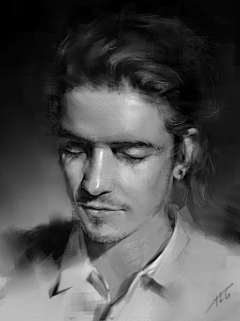 纯情小夜猫采集到人像插画