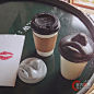 Kiss咖啡杯盖 趣味设计 创意产品包装设计