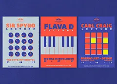 #灵感的诞生#  “Red Bull Music Academy（红牛音乐学院）” 音乐节海报设计！ ​​​​