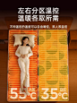 2023新款电热毯电褥子双人双控调温除螨除湿单人学生宿舍小发热毯 (1)