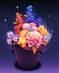 Flowers in a trash can. by longestdistance