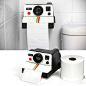 代购 美国代购 宝丽来相机造型 创意 个性 卫生纸 厕纸架 卷纸器 原创 设计 新款 2013 正品 淘宝