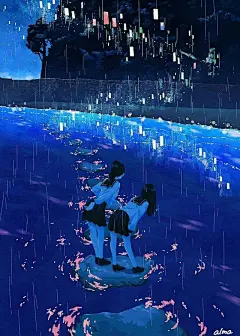 脑洞｜带有猫咪元素的二次元插画，每张都创意满满！