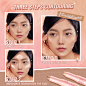 【voucher P10 off】PINKFLASH#DoubleShaping Magic Shaping 3D Streamer DUO 2 In 1 Shadow Contour Makeup Highlight Stick Three-dimensional Shaping Creamy Smooth Highlighter Shimmer | Shopee Philippines : Buy 【voucher P10 off】PINKFLASH#DoubleShaping Magic Shapi