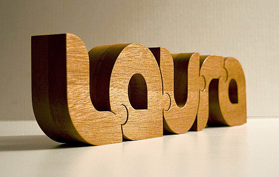 Handmade Wooden Typo...