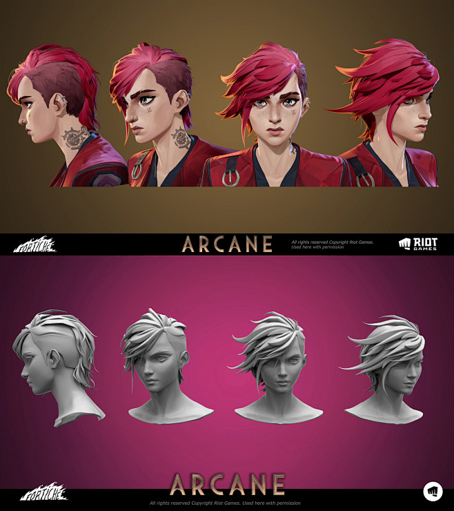 ARCANE（双城之战） 蔚 —— 贴图...