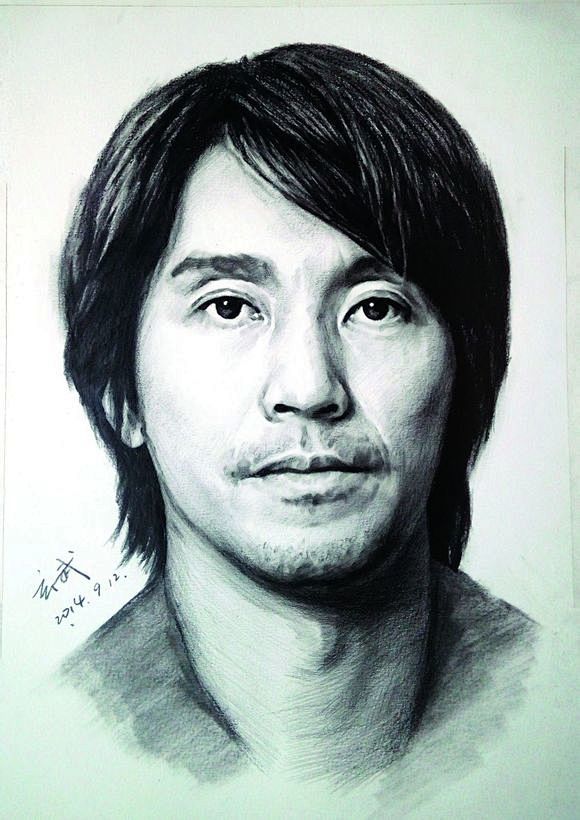 玄武明星画像素描作品欣赏周星驰