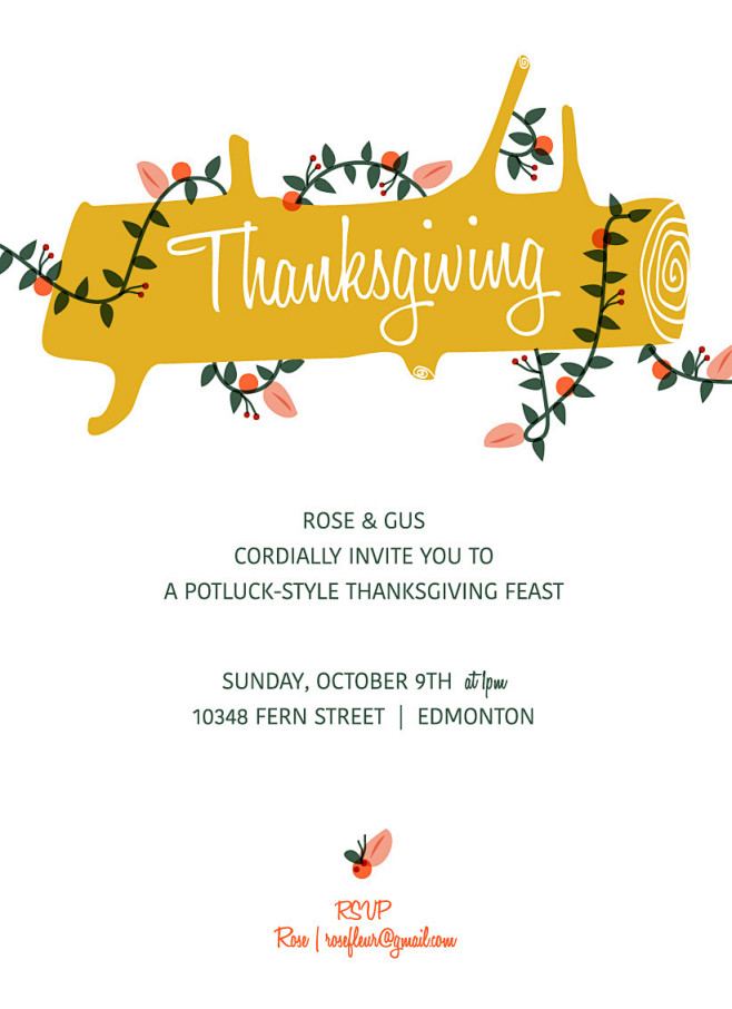 Thanksgiving Invite