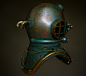 Diving helmet, Andretti Omelchenko : Diving helmet by Andretti Omelchenko on ArtStation.