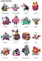 Character Design Vol.1 Sticker Edition : This is my first Character Design Compilation of 2020 based on the popular culture around me. I made these characters for stickers! 