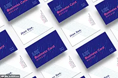 源文件-高端英国名片模型 UK Business Cards Mockup 03