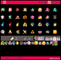 pico8极低像素角色练习，经典角色辨识度还是高，16色板+8×8画布。一口气128个小图点的十分开心。#pixelart# #一天一张像素画# ​​​​
