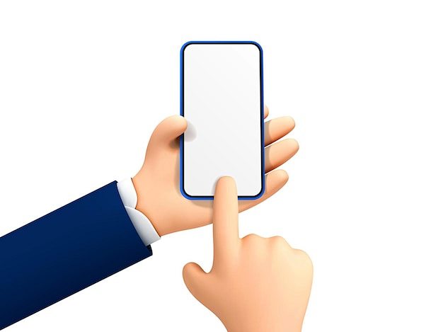 holding mobile 手势