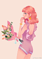 Senny-森妮的少女风人物插画  学员优秀作品展示 （第21弹）
同学们画的：植物与少女们~~

#插画# #艺术# #宝宝的少女心# #手绘# ​​​​