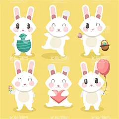 卡通兔子  - 源文件下载【酷图网】兔子,小兔,兔,卡通兔,卡通兔子,卡通小白兔,卡通小兔,