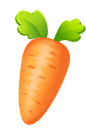 2D 2D Animation 360° animation  carrot rotation spine Spine 2D