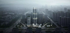 CrazyCHX采集到昆明华侨城第二总部大厦建筑设计-EID Architecture