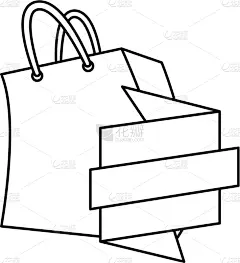 概念,在家购物,商务,图像,矢量,商店,超级市场,缎带,商品,购物