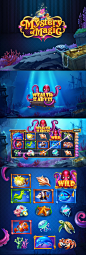Slot Machine - Backgrounds and Icons for Fun Spin