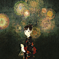 清雅的少女情怀-日本插画师Jun Kumaori作品
