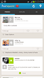 Foursquare Android feeds screenshot