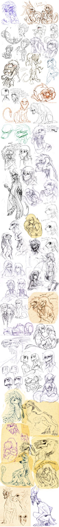 Sketch dump 48 by LiLaiRa on deviantART