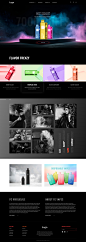 Website Design Vape Vape Shop Shopify Ecommerce Web Design  Website UI/UX user interface smoking