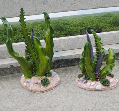 海洋植物雕塑工艺品仿真海草房产小区酒店户...