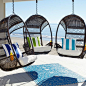 outdoor furnishings --- Im so getting these in my beach home (whenever I get a beach home).: 