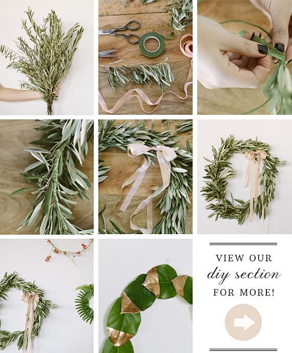 DIY holiday wreaths ...