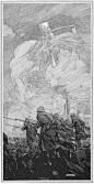 流畅的排线，太稳了吧
Franklin Booth ​​​​