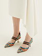 Colibri Tartan-print slingback mesh pumps | Fendi | MATCHESFASHION.COM : Click here to buy Fendi Colibri Tartan-print slingback mesh pumps at MATCHESFASHION.COM