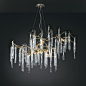 Glamour Oval Chandelier By Serip  Contemporary, Organic, Transitional, Glass, Metal, Ceiling by Collective Form