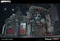 Wolfenstein 2:  Ausmerzer , Matthias Develtere : Some old shots from the Ausmerzer, magnetic clamps and master clamp with elevator I did for New Colossus
This work dates back to 2016-2017
Highpolies where already posted here:
https://www.artstation.com/ar