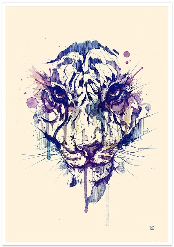 TIGER POSTER by DSOR...