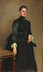 《阿德里安·艾斯林夫人的肖像》——萨金特