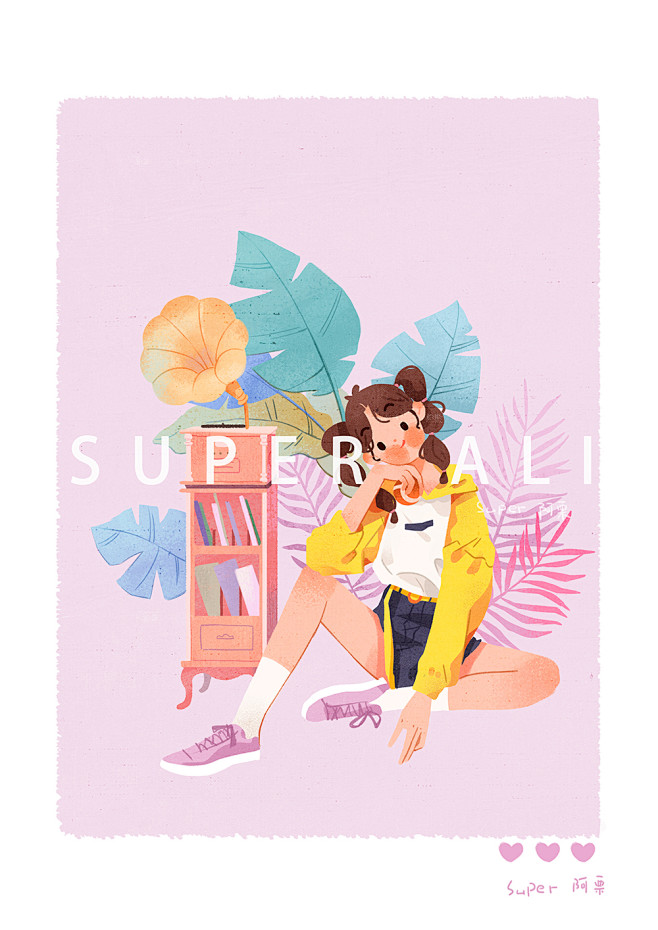 我的三月小结（商业插画篇）_super阿...