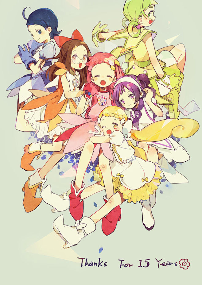 用魔法变身后解决各种事件或是和恶势力战斗的"魔法少女"的漫画和动画