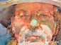 特德·纳托尔Ted Nuttall水彩画欣赏 : 1949年出生于美国德克萨斯州位格市，毕业于科罗拉多艺术学院。擅长水彩人物肖像画，他的人物肖像画来自他对人物