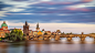 Charles bridge at sunset...