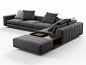 Freeman Corner Sofa System N 3d model by Design Connected : Minotti Freeman Corner Sofa System N computer generated 3d model. Designed by Dordoni, Rodolfo. Produced by Design Connected.