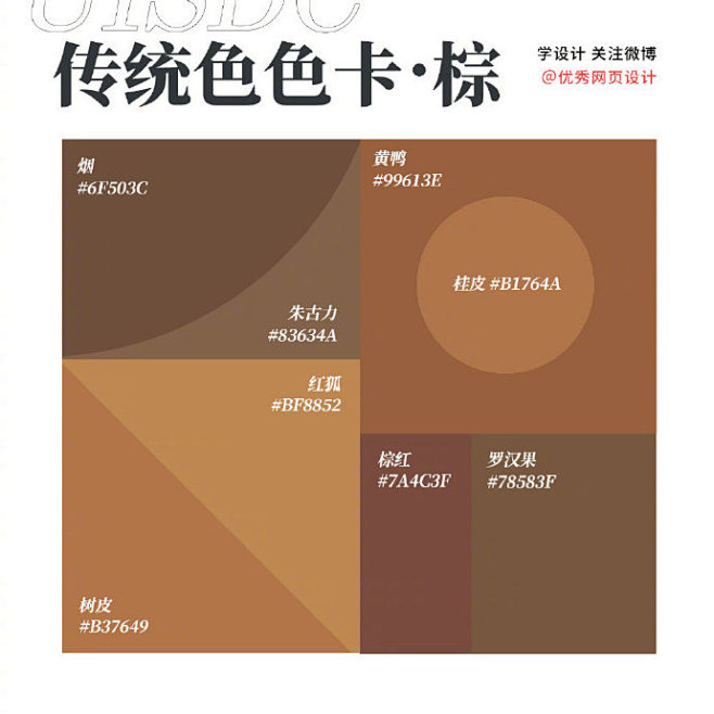 9 个国风常用传统色色卡 ~ ​​​

...