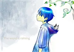 黑眼圈Melon  的插画 雨