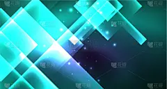模板,闪亮的,彩色图片,黑色背景,现代,荧光,正方形,技术,壁纸,蜘蛛网