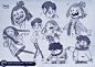 Jeux Oubliés, Anaëlle Aracil : Character design I've done for an upcoming student animation project named "Jeux Oubliés".
The story take place in an abandoned Olympic stadium where the children like to go and imagine themselves like athlete.
 
I