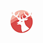 鹿头鹿角标志logo矢量图设计素材