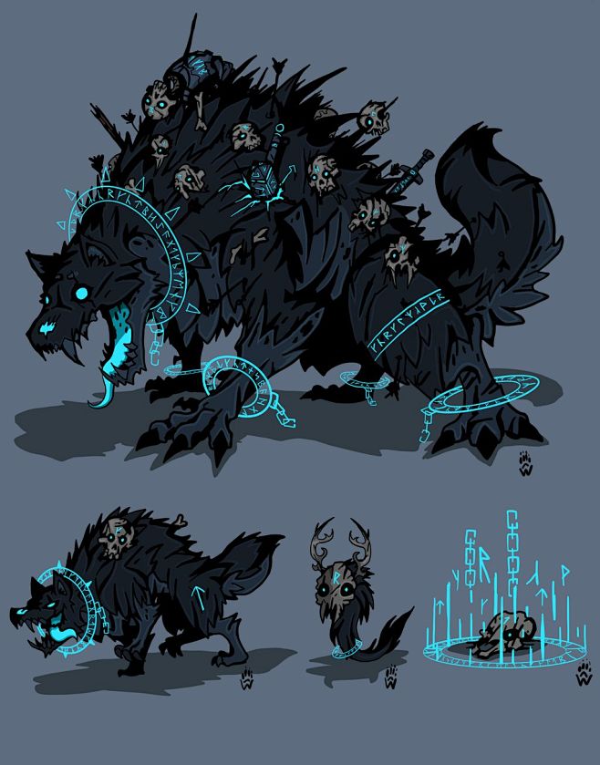 fenrisianfrostpackdarkestdungeonbywolfdogartcornerondeviantart