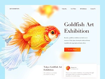 金鱼艺术展
